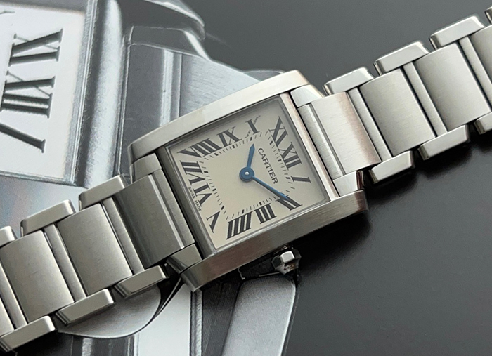 Ladies' Cartier Tank Francaise Quartz Small Size Wristwatch Ref. W51008Q3